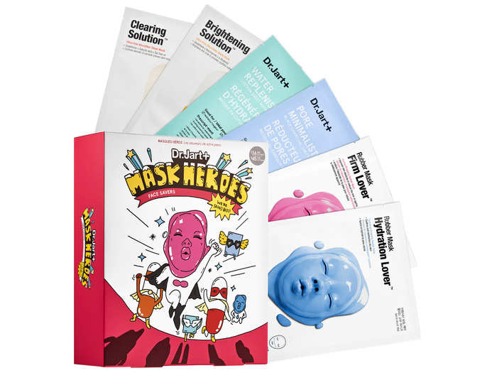 A face-saving set of sheet masks