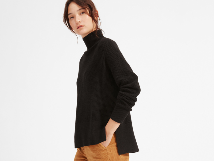 A luxe cashmere sweater