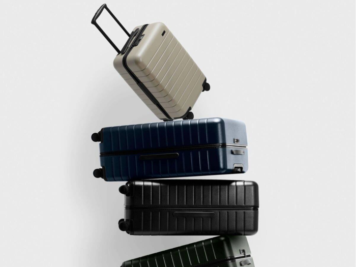 A sleek, smart suitcase that