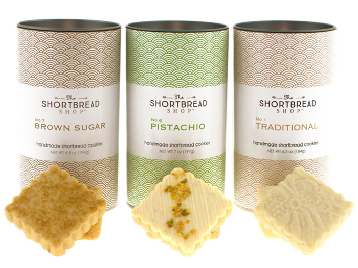 Traditional and flavored shortbread