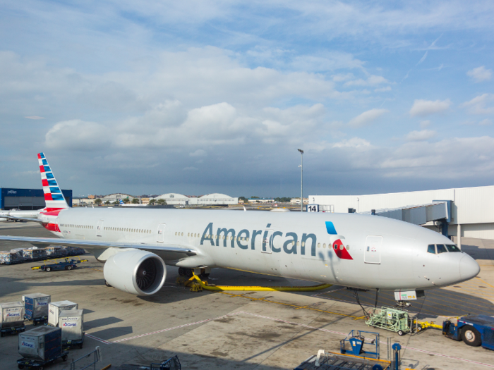 An American Airlines passenger reportedly had to be duct-taped and zip-tied after allegedly biting and kicking flight attendants (February)