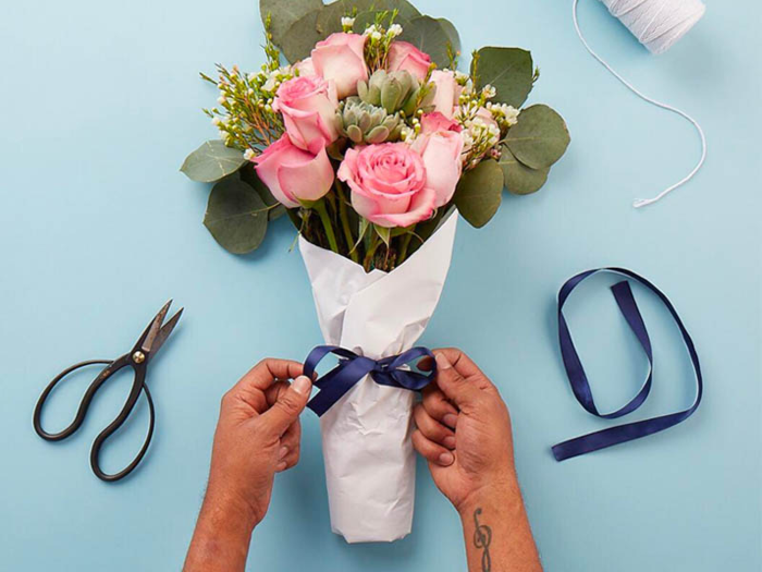 A flower subscription service for freshly delivered blooms