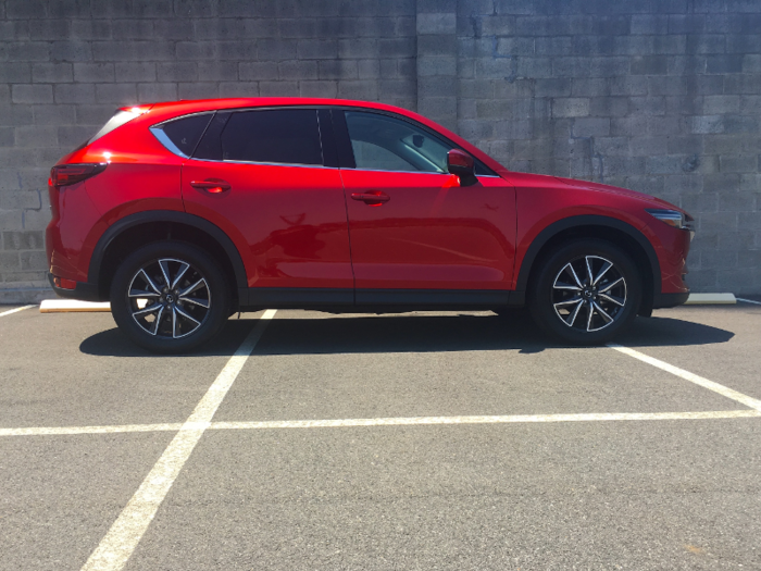 The Mazda CX-5 is 179.1 inches long and 65.3 inches tall.
