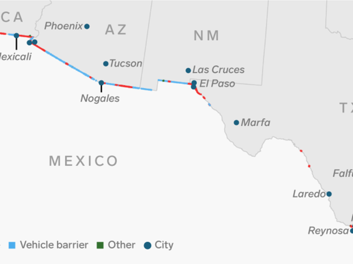 From the Trump administration separating thousands of immigrant children from their parents to the more recent caravan traveling to the border to seek asylum, the 1,933-mile US-Mexico border has been a huge focal point in 2018. Click the link below to explore the border in a series of maps.