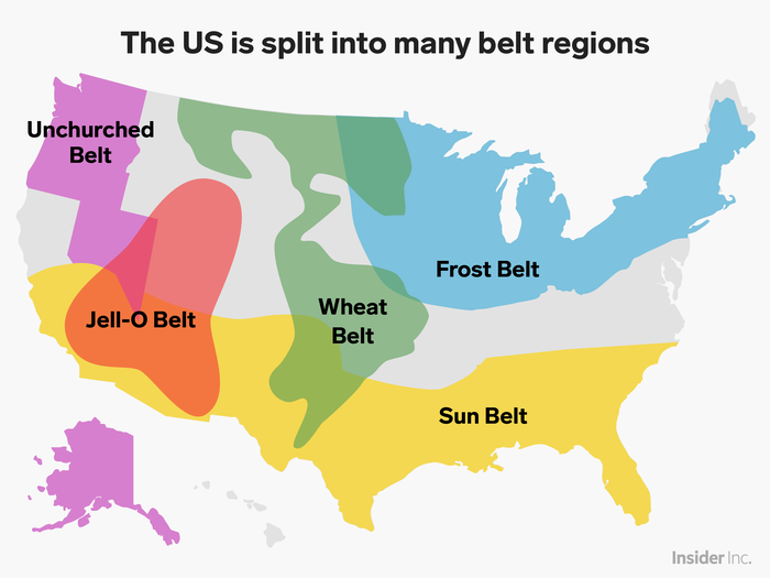 The same month we looked at how the US is divided into more than a dozen 