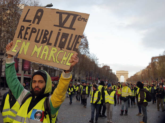 Roughly 125,000 people nationwide are estimated to have attended the protests, with 10,000 of them in Paris.