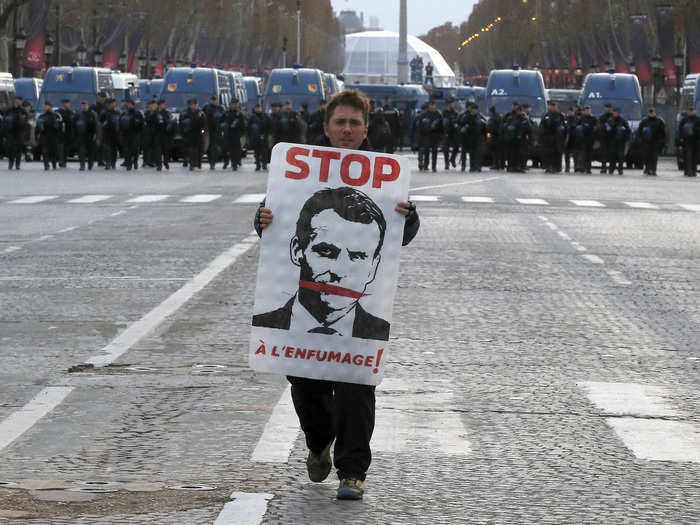 In response to the growing outrage and violence, Macron eventually backed down and canceled the fuel tax increase on Wednesday.