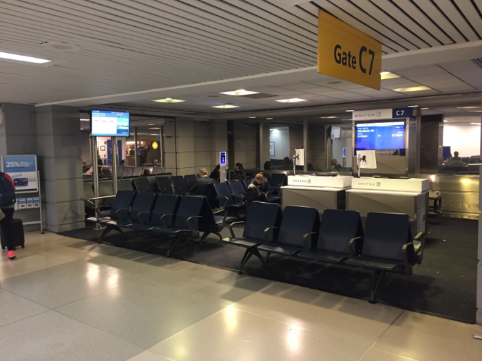 The biggest remaining issue was the limited amount of space in the concourse. Some of the seating areas were smaller than at other airports in major cities.