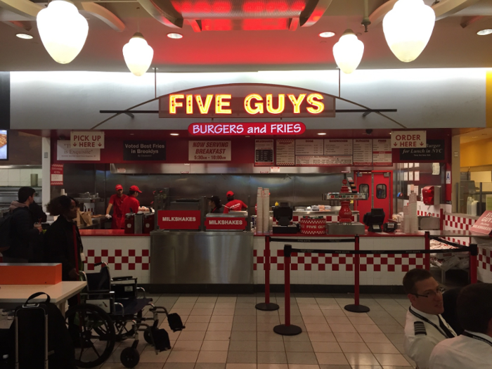 ... including Five Guys ...