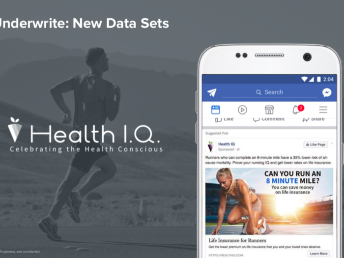 Other companies, like Health I.Q., are compiling entirely new sets of data to prove to insurance companies that their population of users are healthier and therefore, should have lower rates.