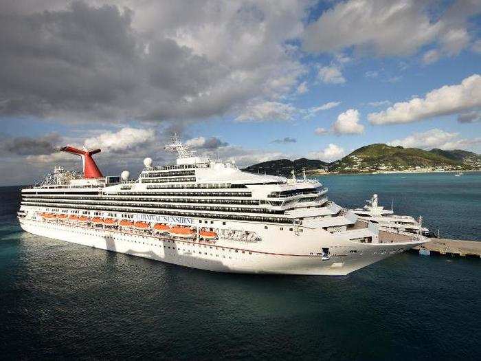 2. A Carnival Cruise ship almost capsized.