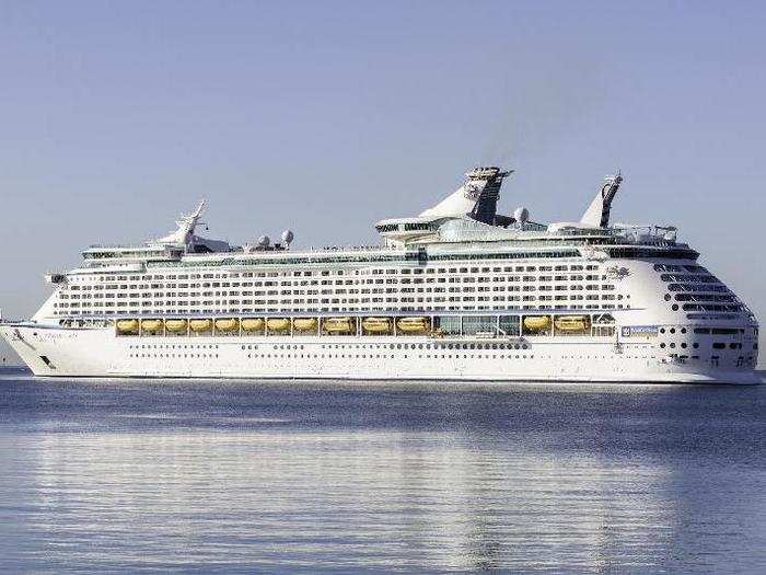 5. A Royal Caribbean cruise ship was taken over by 1,300 men who hosted a crazy party with burlesque dancers.