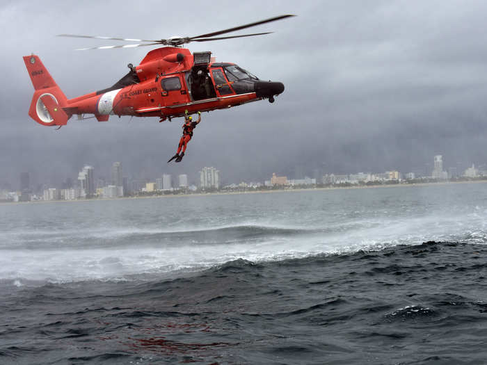 "In general ... hovering and hoisting over the water at night is by far the most dangerous thing we do," White said. "We