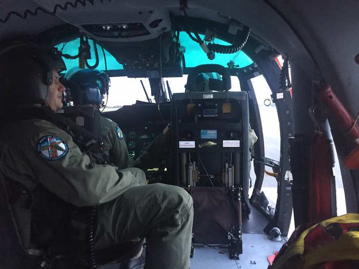 Flying an MH-65 means managing "a ton of moving parts," White said. "Not only do we have the rotor system itself. We