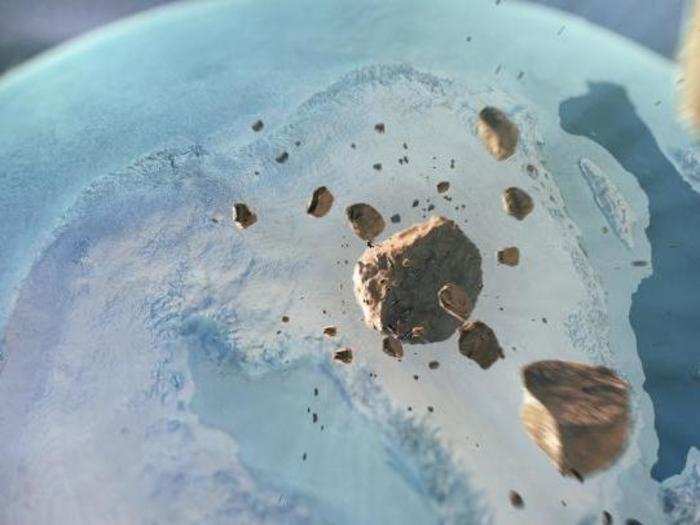 A Paris-sized impact crater was discovered under Greenland