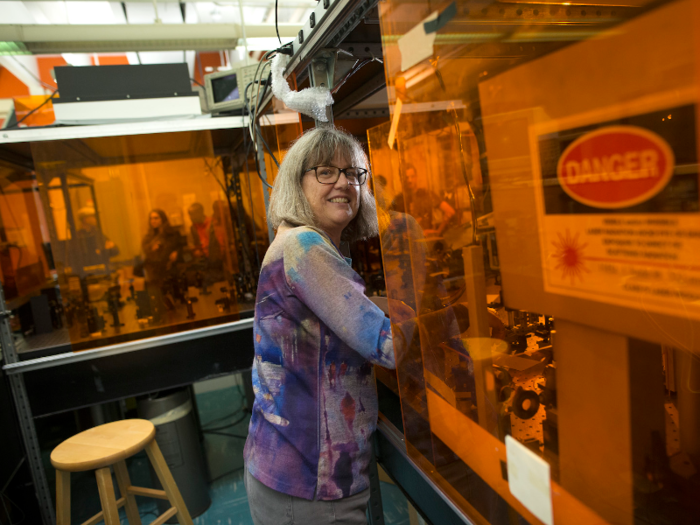 A female scientist won the Nobel Prize in physics this year for only the third time ever.