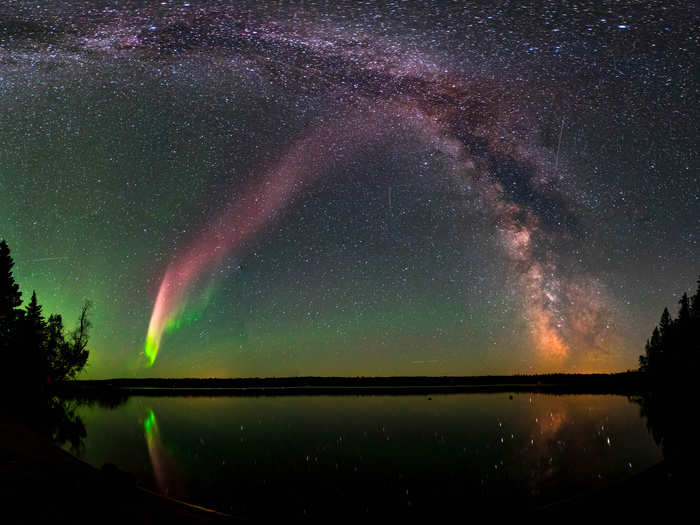 Star-gazers spotted a new kind of aurora that travels farther south than most. Its name  is STEVE.