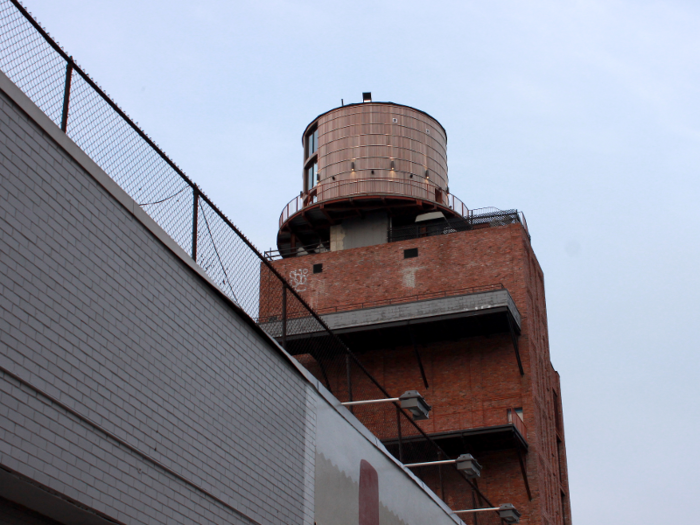 It was built as an "homage" to the iconic water towers that dot many Brooklyn rooftops.