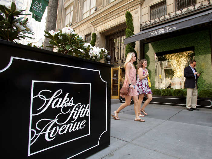 16. Saks and Lord & Taylor — 5 million