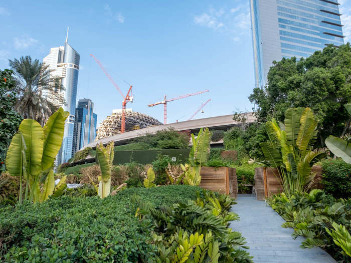 The museum will be a "platform to demonstrate and test" the latest technologies and is considered one of the most complex buildings in the world. It is run by the Dubai Future Foundation, a government organization working to make Dubai a tech hub for the Middle East. The DFF is housed out of a plant-covered building next door.