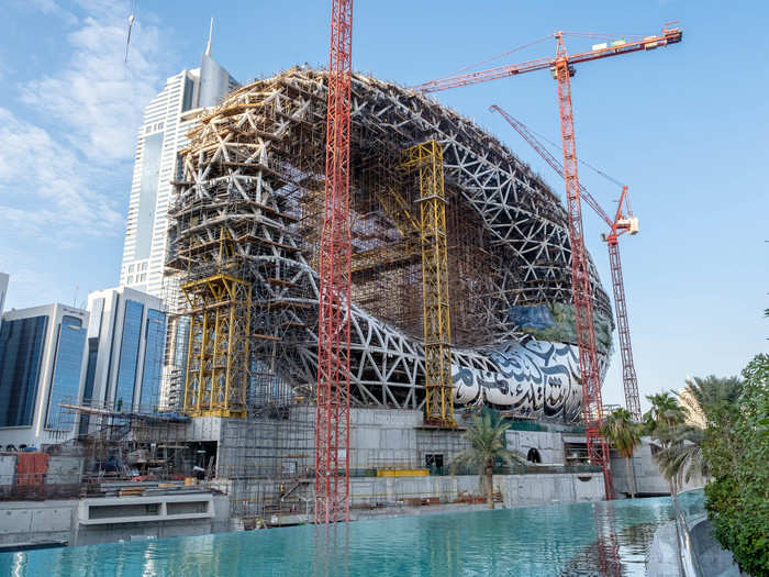 The development of extravagant landmarks began again after the crisis. The Museum of The Future, first announced in 2015, is due to be completed in 2020. The museum of one of a number of extravagant projects under construction to show off at the World Expo in 2020, which Dubai is set to host. Reuters reported in July that massive government spending for the Expo is propping up economic growth.