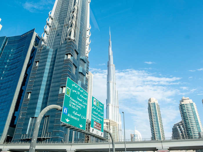 The Burj Khalifa is impossible to miss as you drive through Dubai. I spotted it as I took a Careem — an extremely popular competitor to Uber headquartered in Dubai — up Sheikh Zayed Road, the main highway in the city.