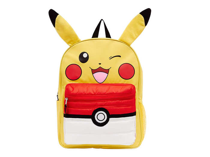 A Pikachu backpack for some Pokemon on the go