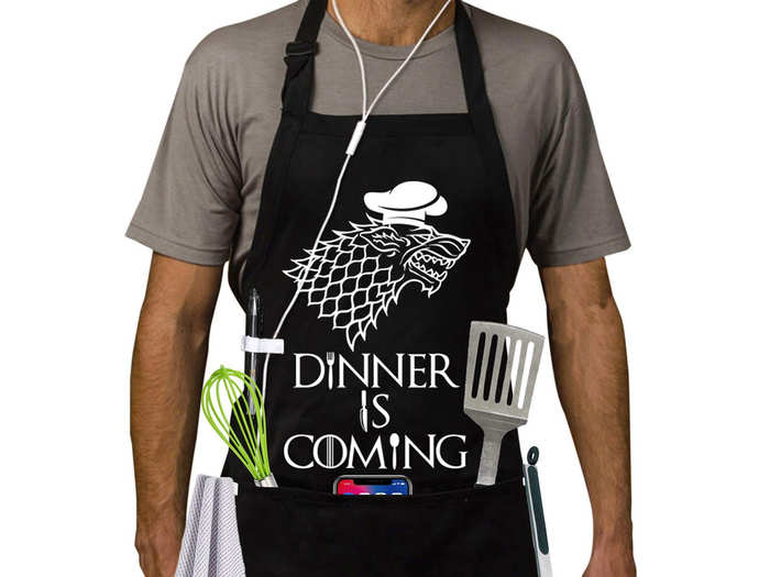 A punny apron that reminds them of their favorite show