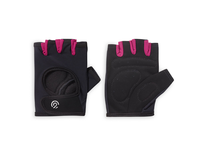 Weight training gloves that make them look more intense than they actually are