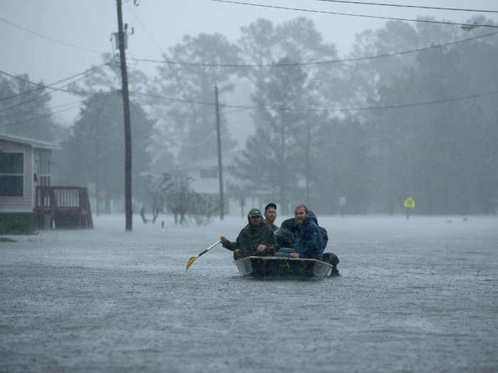 4. Where is Hurricane Florence?