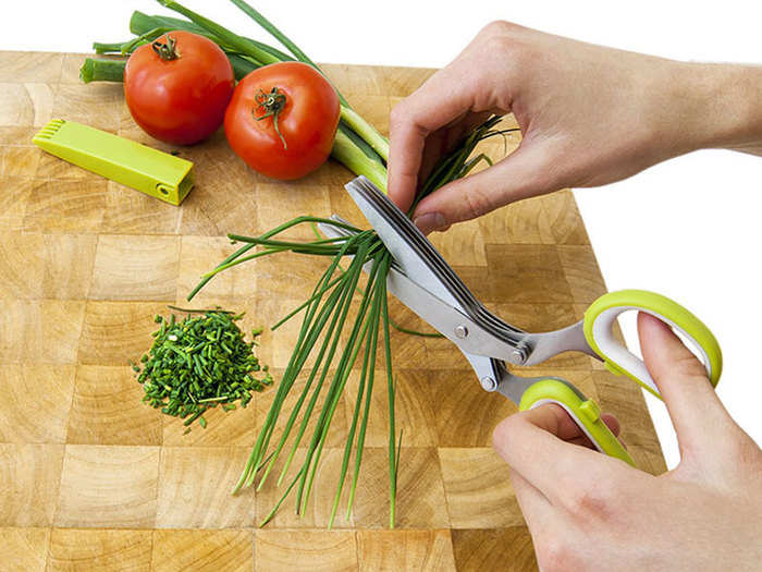 Herb scissors for quick and easy prep time.