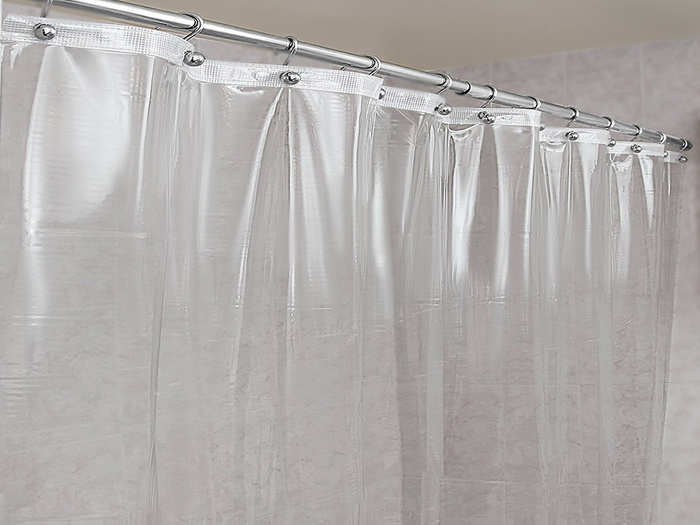 A mildew-resistant shower curtain liner so your living space stays cleaner for longer.