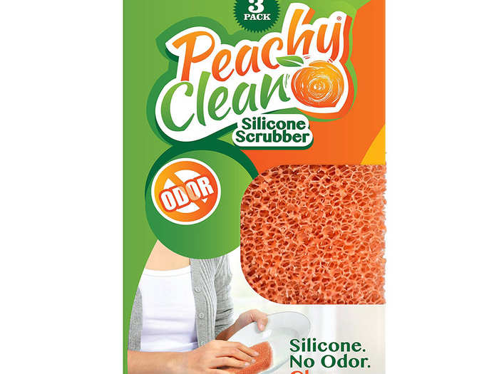 An antimicrobial silicone sponge that will last longer, clean better, and smell much better than traditional sponges.