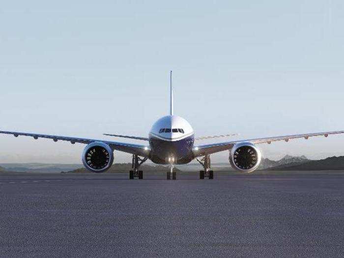 The 777X boasts a 236-foot wingspan along with a cabin that