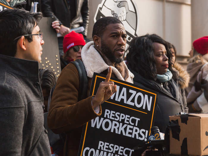 City council member Jumaane Williams called out Mayor Bill de Blasio and Gov. Andrew Cuomo specifically, asking "Why are you giving away this money? Why can