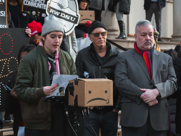 Other speakers were young Long Island City residents.