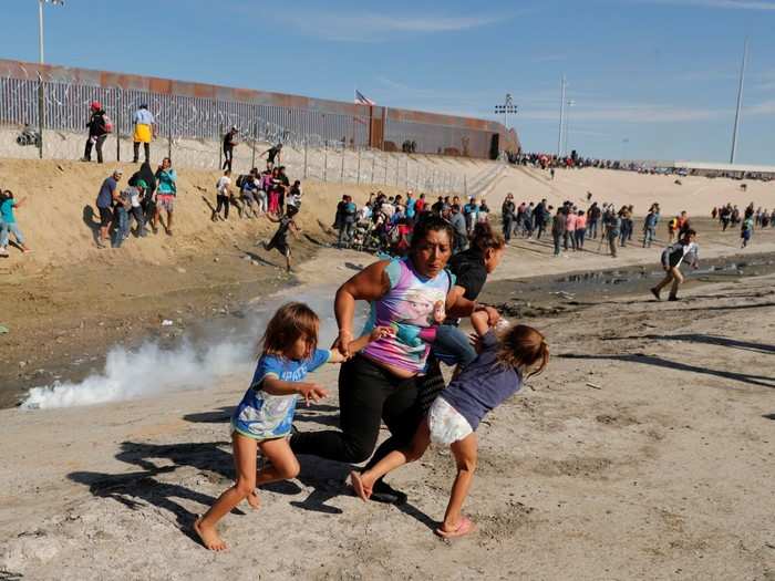 The US Border Patrol faces backlash for using tear gas on a group of migrants seeking entry at the United States border, including women and children.