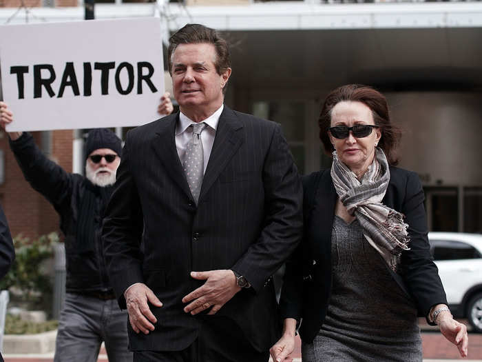 Former Trump campaign chairman Paul Manafort is convicted of eight counts of tax and bank fraud, and becomes a cooperating witness in the Mueller probe.