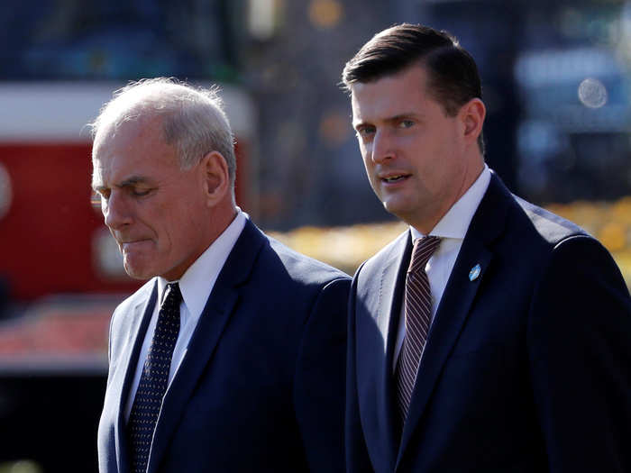 Staff secretary Rob Porter resigned after his two ex-wives accused him of domestic violence.