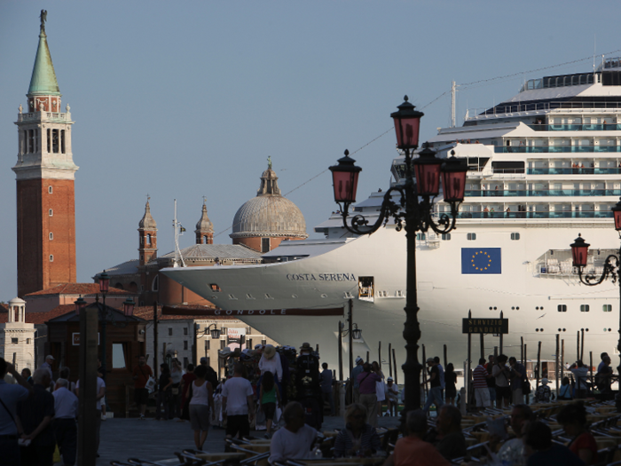 In November 2017, it was announced that Venice would block these cruise ships from passing through the Grand Canal by Venice