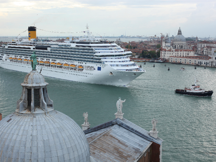 One environmental scientist told The Guardian that "the passage of every single ship causes erosion of the mudflats and sediment loss" in the heart of historic Venice.