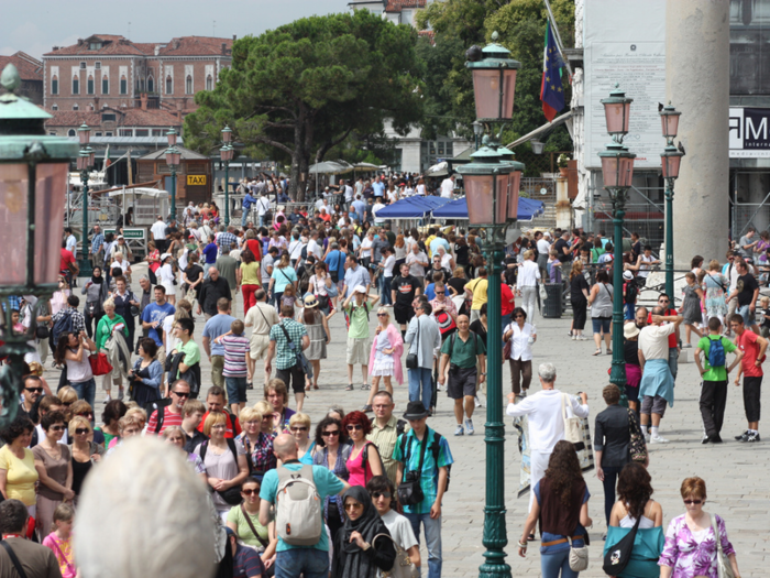 But in recent years, Venice has been dealing with some problems that have made it a less desirable destination for many. To start, the city has become inundated with tourists.