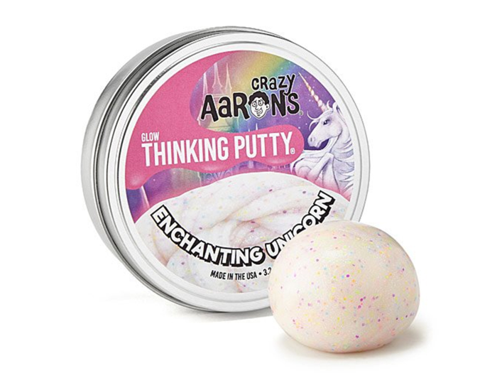 A tin of putty that offers endless entertainment