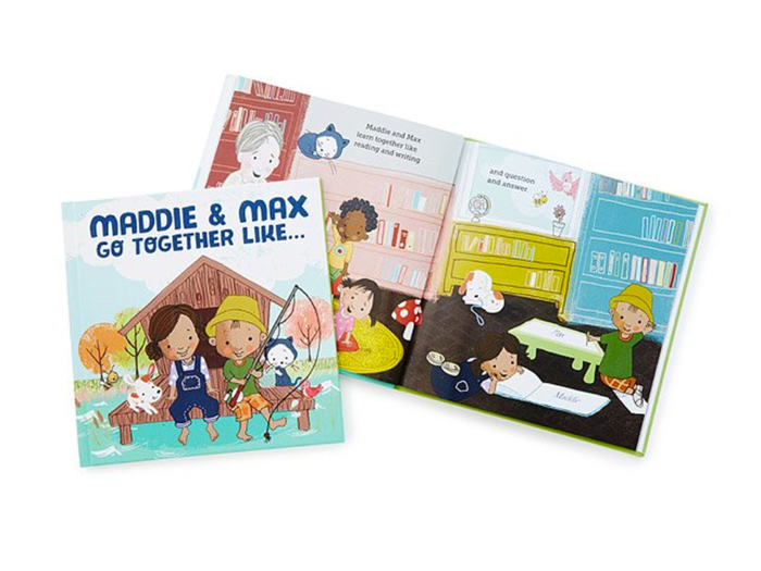 A personalized book that celebrates friendship