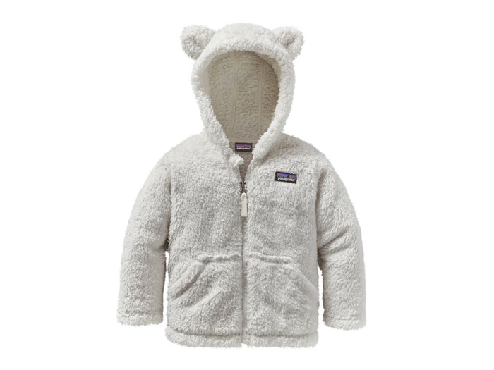 A fuzzy hoodie that looks like a teddy bear