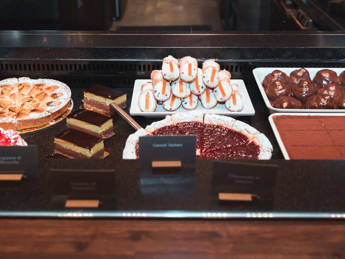 Everything is baked fresh at the in-store Princi bakery.