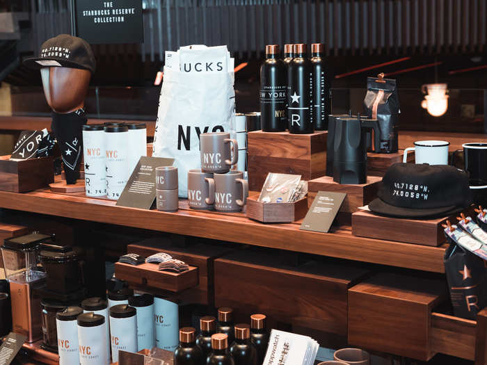 There are NYC-branded products from Starbucks