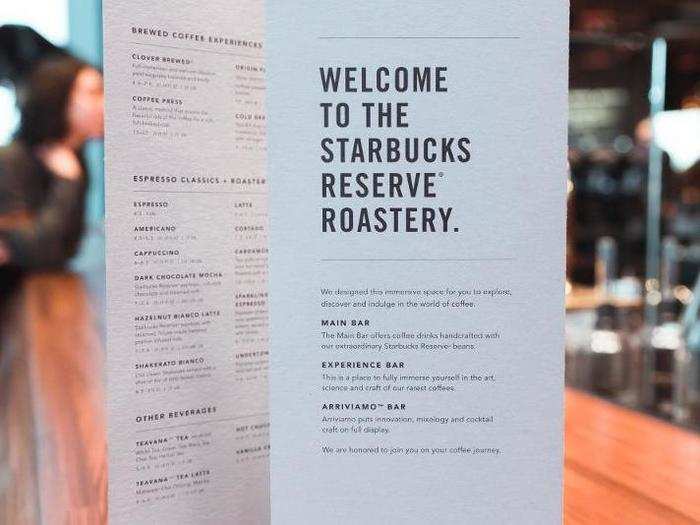 Starbucks Reserve Roastery in New York is located in the Meatpacking District.