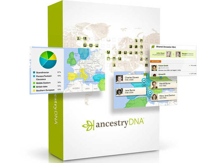 A genetic testing kit and access to billions of family records