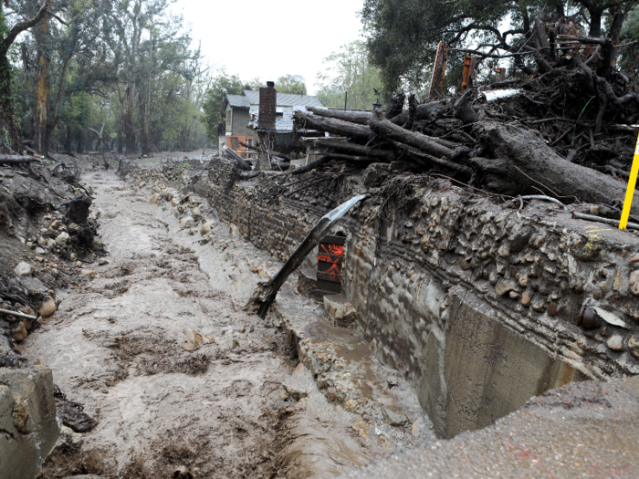 A major rainstorm prompted a governor-proclaimed disaster in several counties.